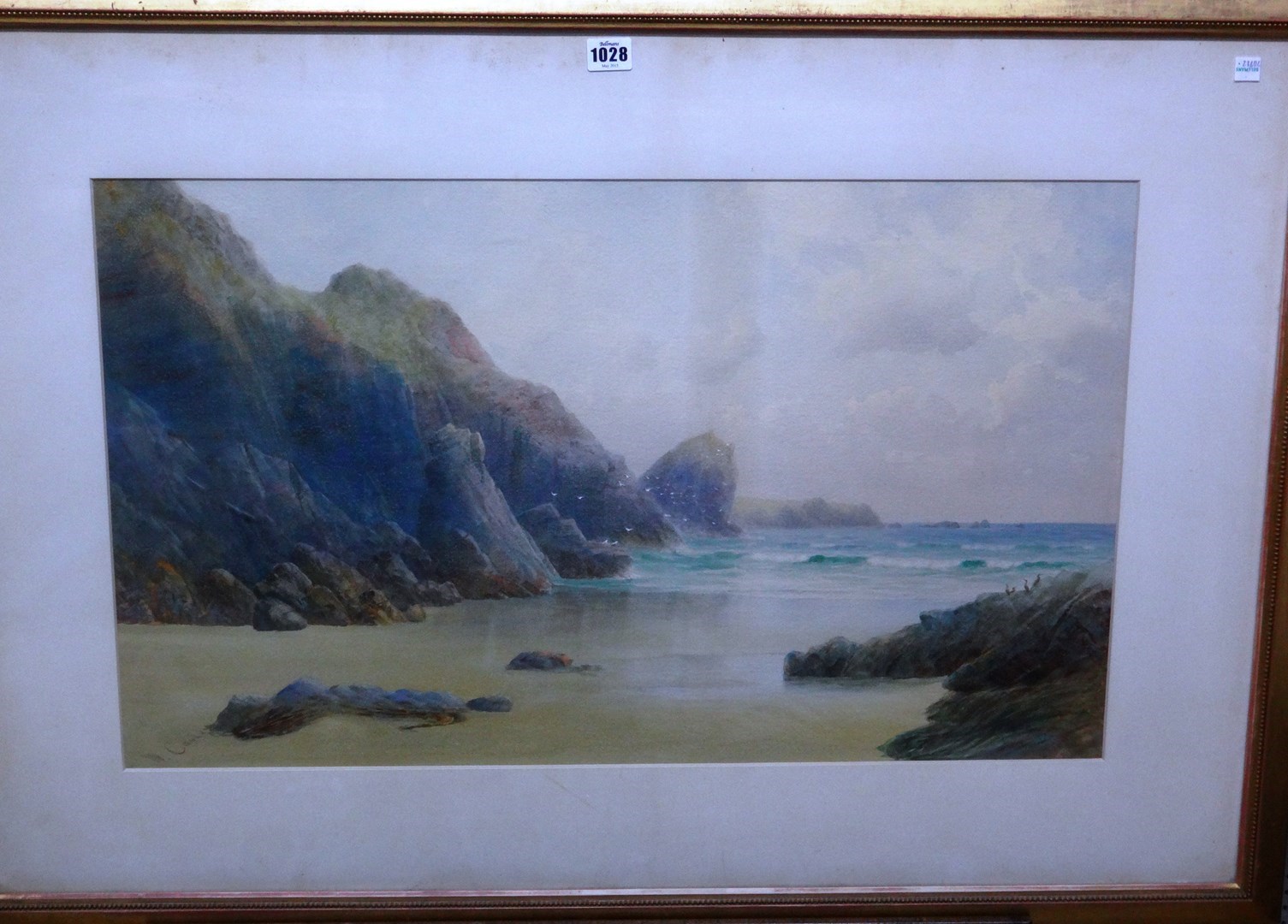 Appraisal: William Casley fl - Beach scene watercolour signed cm x