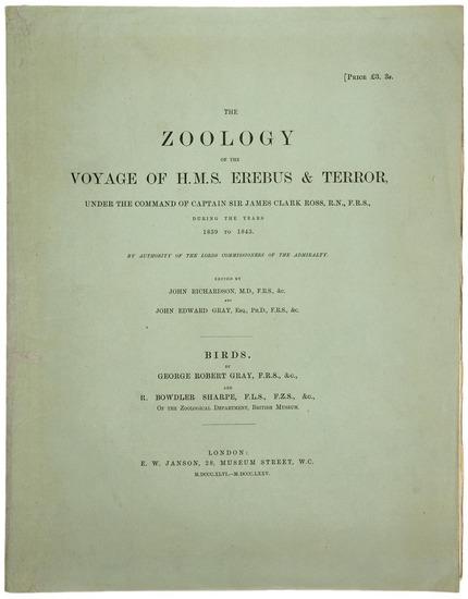 Appraisal: RICHARDSON John and John Edward GRAY editors The Zoology of