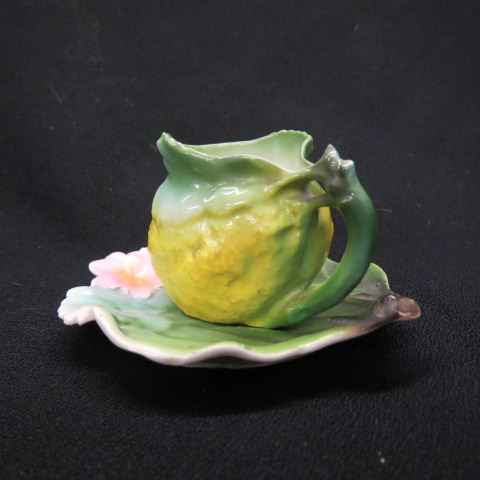 Appraisal: Royal Bayreuth Lemon Figural Cup Saucer excellent