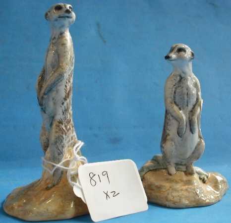 Appraisal: Beswick Meerkat Seated and Meerkat Standing