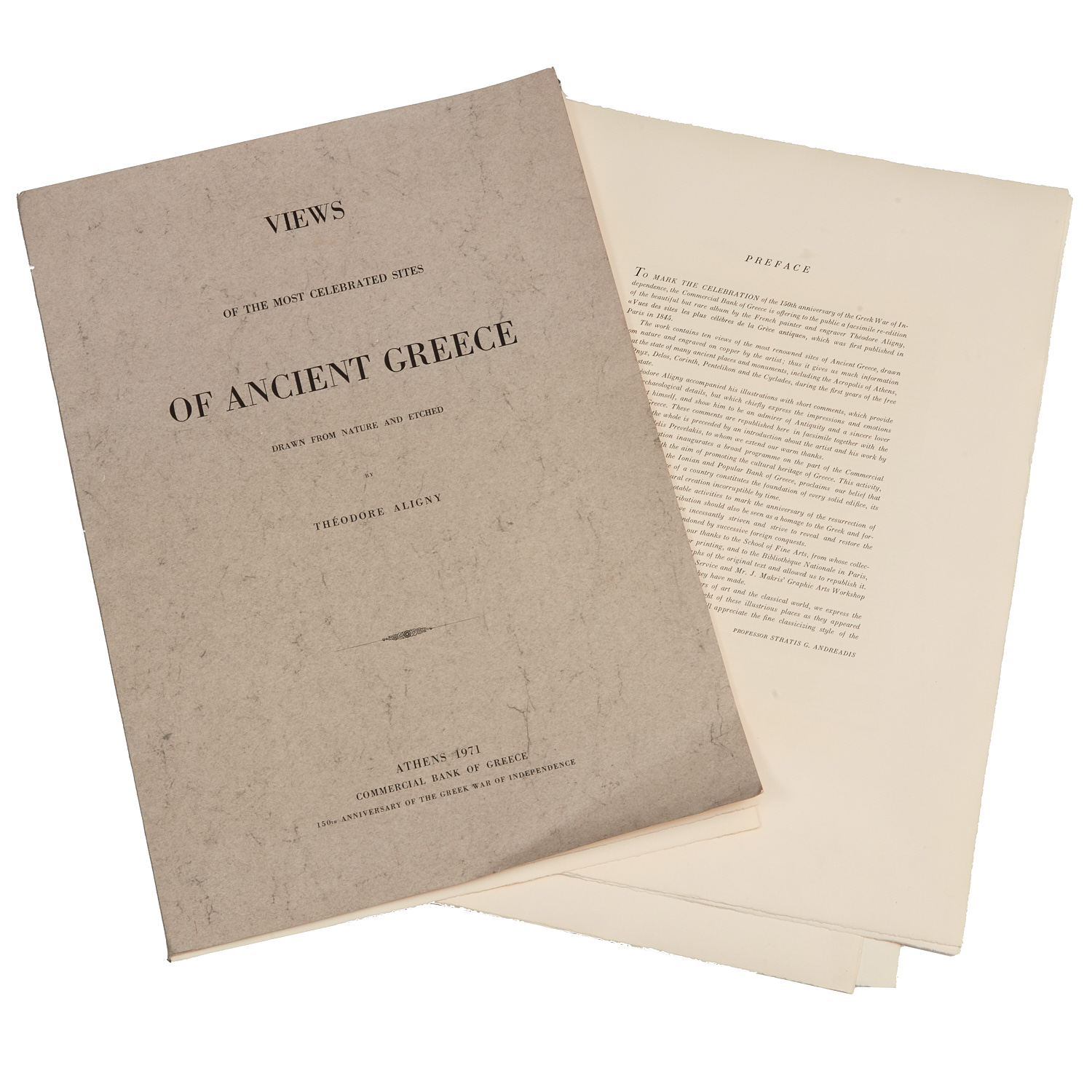 Appraisal: THEODORE ALIGNY VIEWS OF ANCIENT GREECE Views of the Most