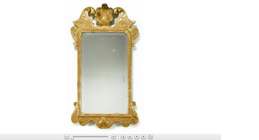 Appraisal: George I gesso and gilt mirrorcirca