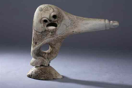 Appraisal: KAROO ASHEVAK Canadian Spence Bay - Spirit Whale bone and