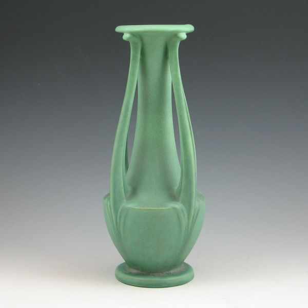 Appraisal: Elegant Teco vase with four open handles in light matte