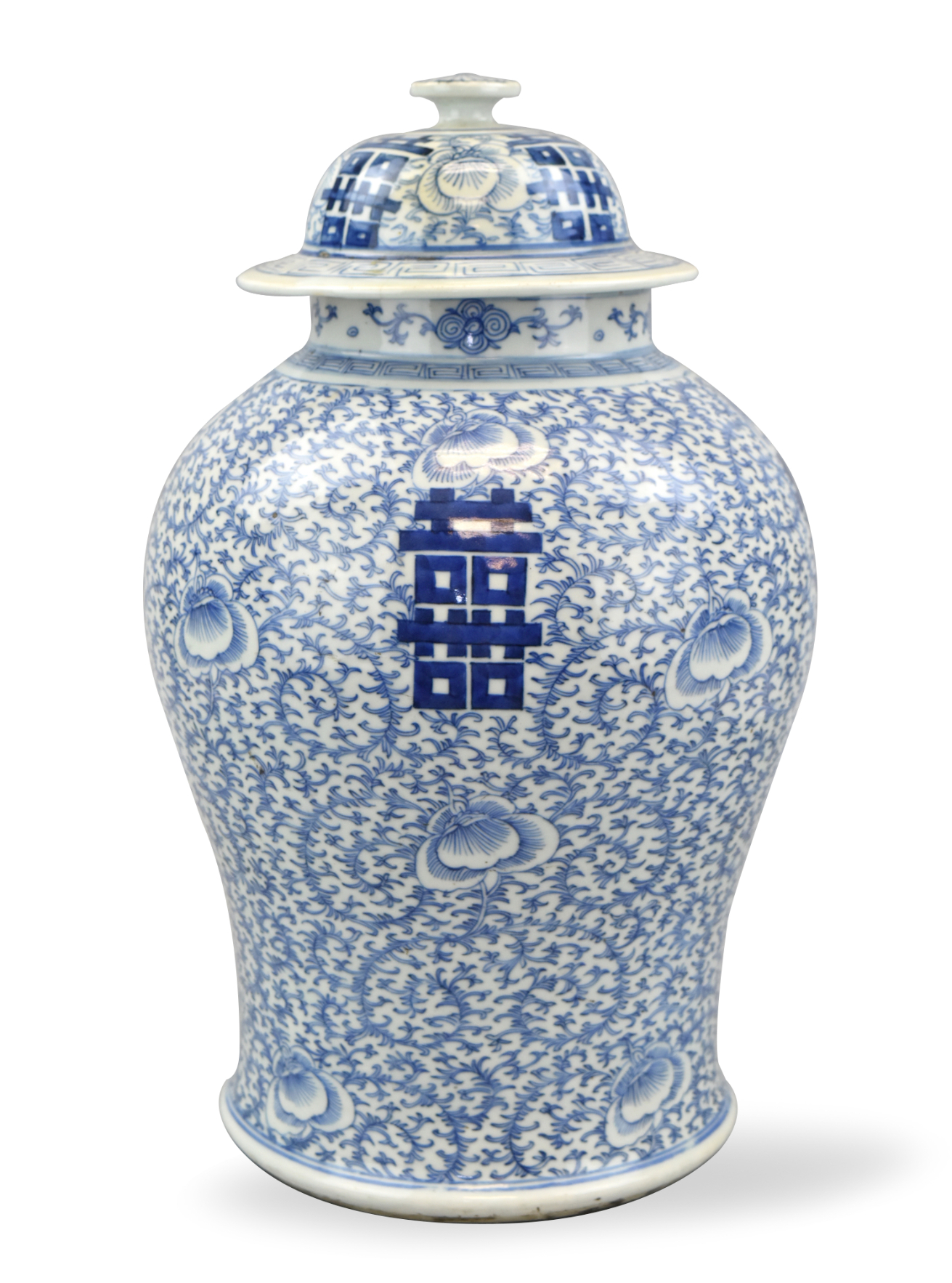 Appraisal: Chinese th C ginger jar and cover the body painted