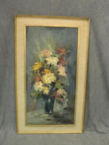 Appraisal: BEVORT Camprio Oil On Canvas Still Life From a Long