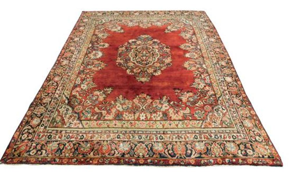 Appraisal: RUG Semi-antique Oriental Persian Mahal Sarouk carpet ' x '