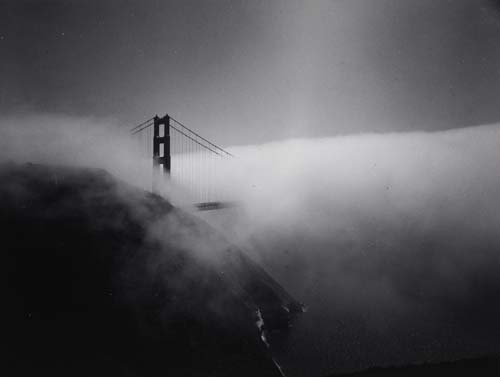 Appraisal: WHITE MINOR - Golden Gate Bridge San Francisco Silver print