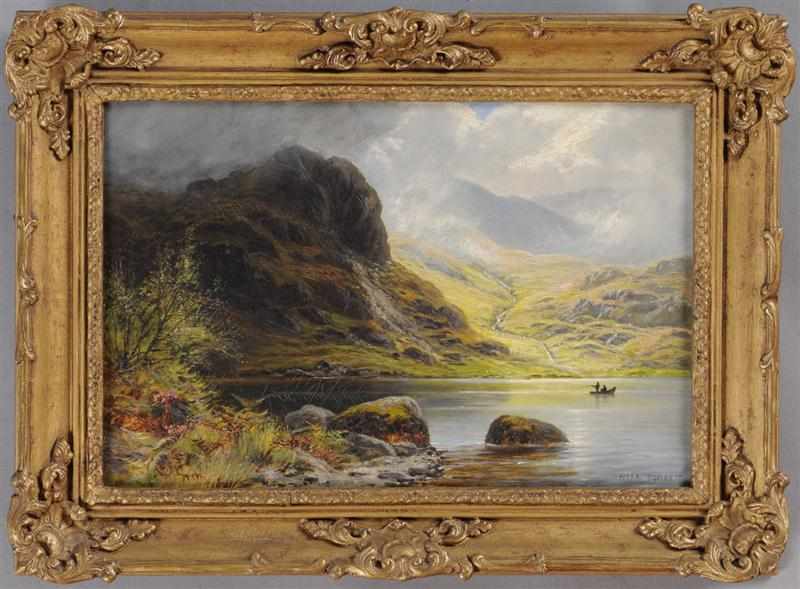 Appraisal: NORA BOWKETT - A SUMMER DAY IN THE HIGHLANDS Oil