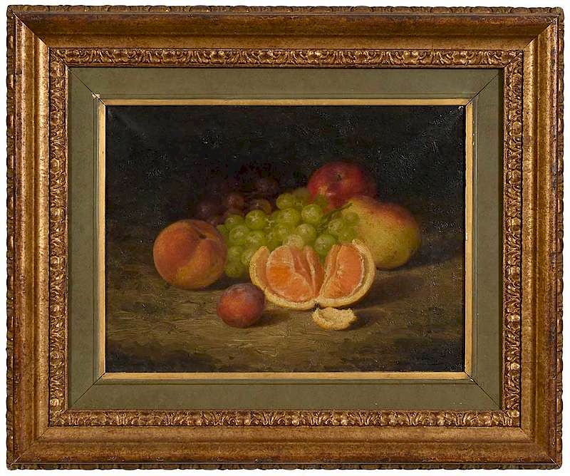 Appraisal: Bryant Chapin Massachusetts - Still Life with Orange signed lower