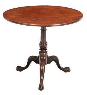 Appraisal: Queen Anne Mahogany Tilt American or British late th century