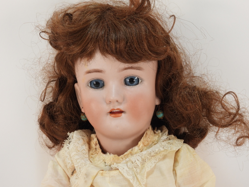 Appraisal: HEINRICH HANDWERCK SIMON HALBIG BISQUE HEAD DOLL Germany Late th-