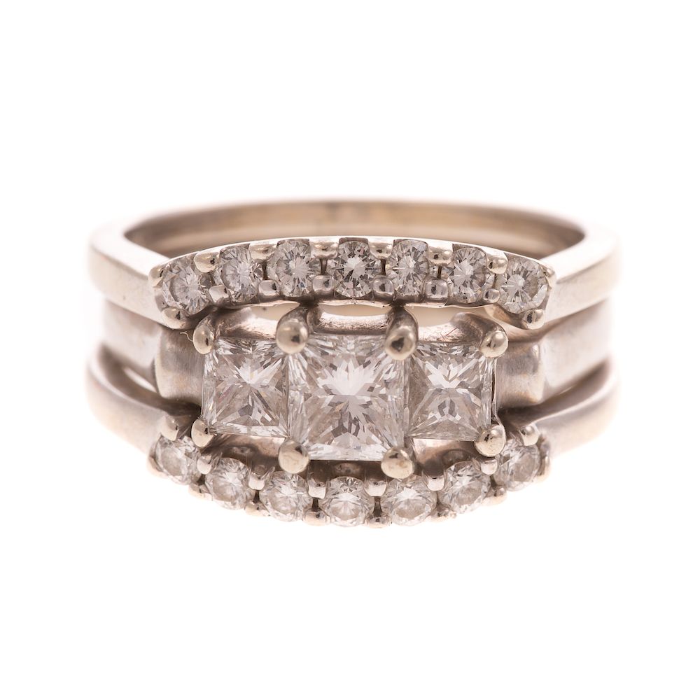 Appraisal: A Ladies Diamond Engagement Ring in K K white gold