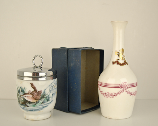 Appraisal: Royal Doulton Vase and Royal Worcester Egg Coddler vase