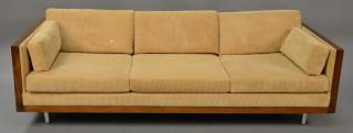 Appraisal: Jydsk Mobelvaerk upholstered sofa lg in Jydsk Mobelvaerk upholstered sofa