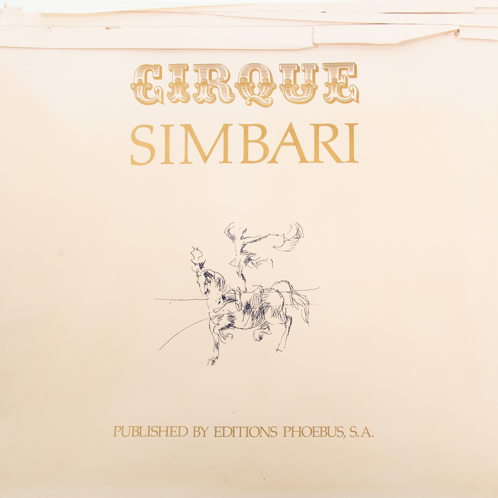 Appraisal: NICOLA SIMBARI CIRQUE SIMBARI SERIGRAPH SET Italian - Serigraphs in