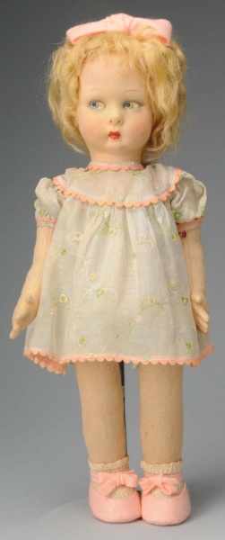 Appraisal: Sweet Lenci All Felt Child Doll Description Italy Ca s