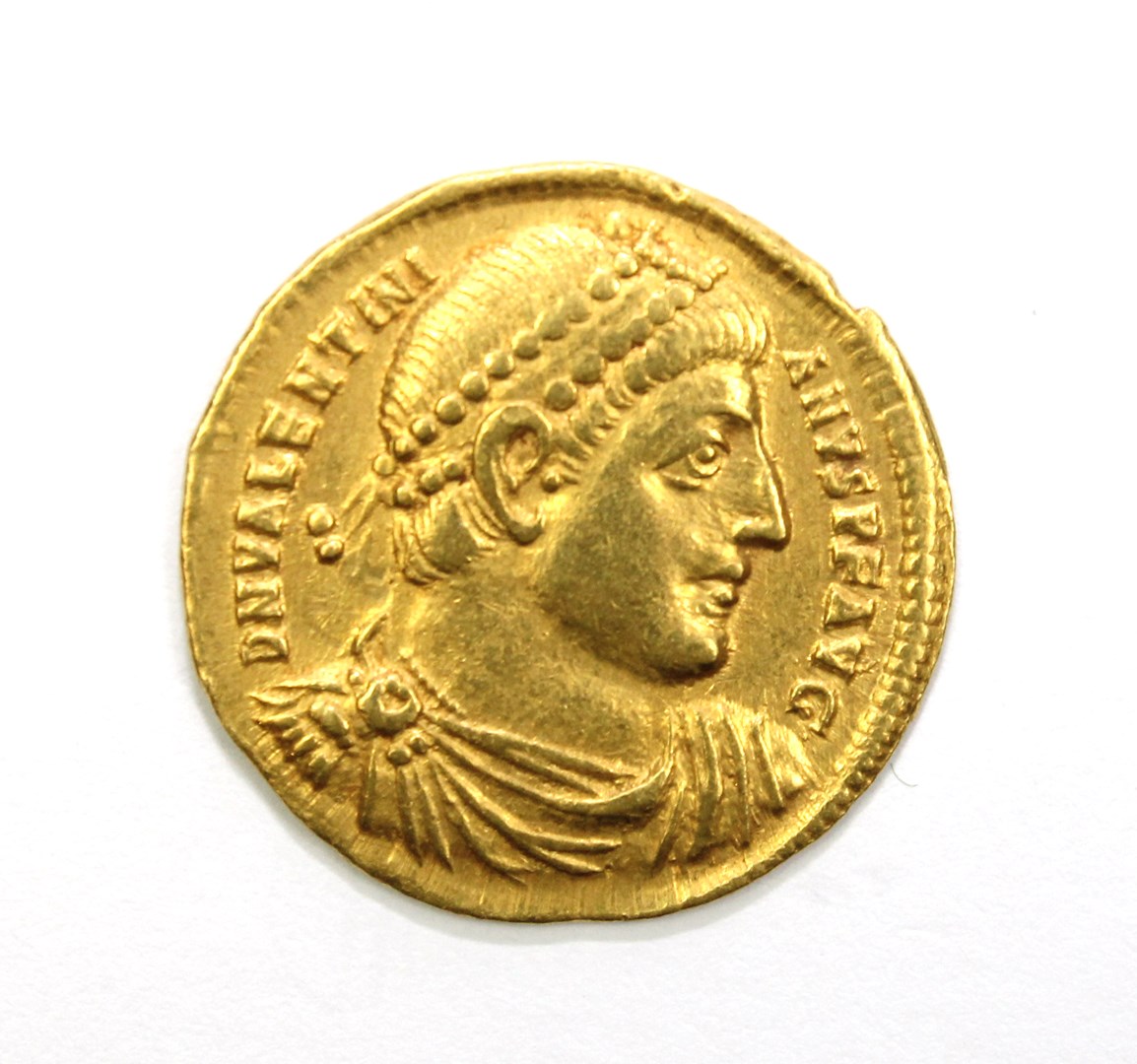 Appraisal: Roman Empire Valentinianus I AD - gold Solidus Antioch mint