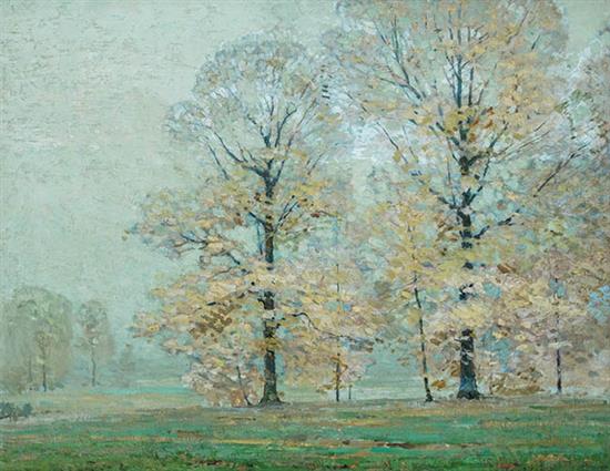 Appraisal: John Fabian Carlson American - Autumn Mists Signed John F