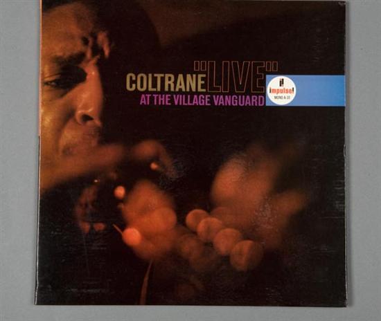 Appraisal: John Coltrane Impulse LPs Live at The Village Vanguard A-