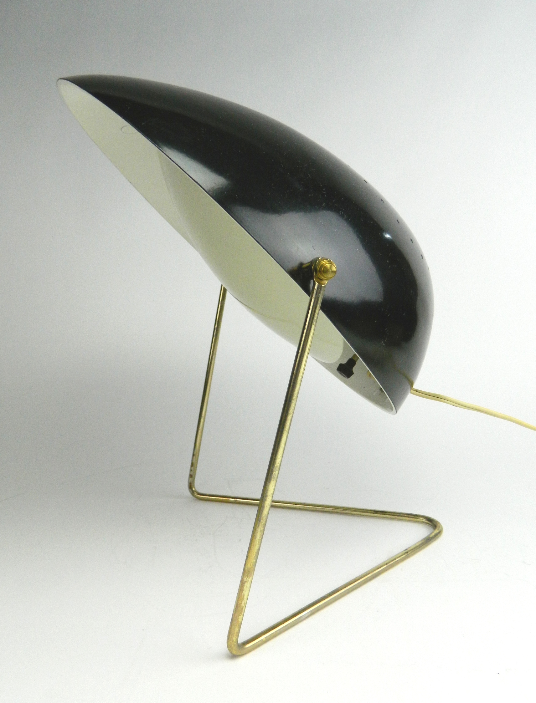 Appraisal: Gerald Thurston Cricket lamp for Lightolier with original light diffuser