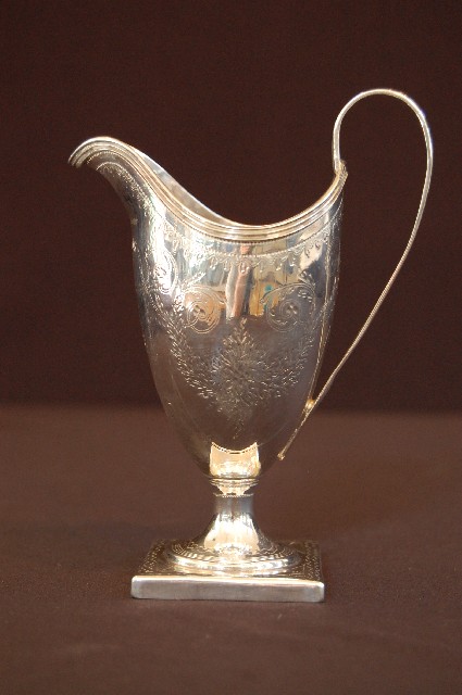 Appraisal: PETER ANNE WILLIAM BATEMAN STERLING SILVER HELMUT JUG