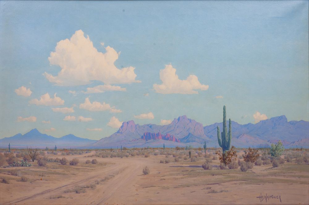 Appraisal: Harry Wagoner American - Silence of the Desert Arizona Harry