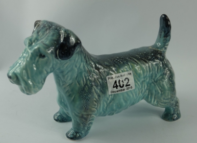 Appraisal: Beswick Sealyham Terrier in blue glaze tail re stuck