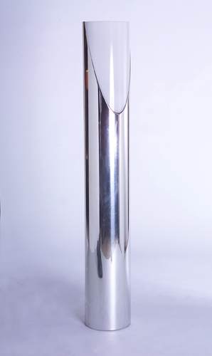 Appraisal: MODERN Cylinder lipstick floor lamp of polished chrome with four