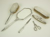 Appraisal: DRESSER SET - Six piece sterling lady s dresser set