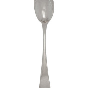 Appraisal: A George III Silver Condiment Spoon James Barber and William