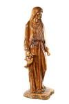 Appraisal: WOODEN STATUE - Olivewood Statue of Esther at the Well