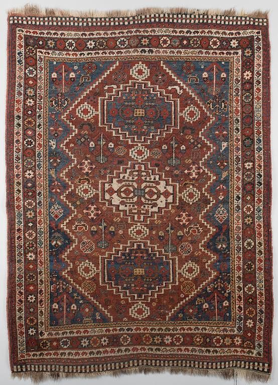 Appraisal: Antique Persian Afshar area rug Antique Persian Afshar area rug