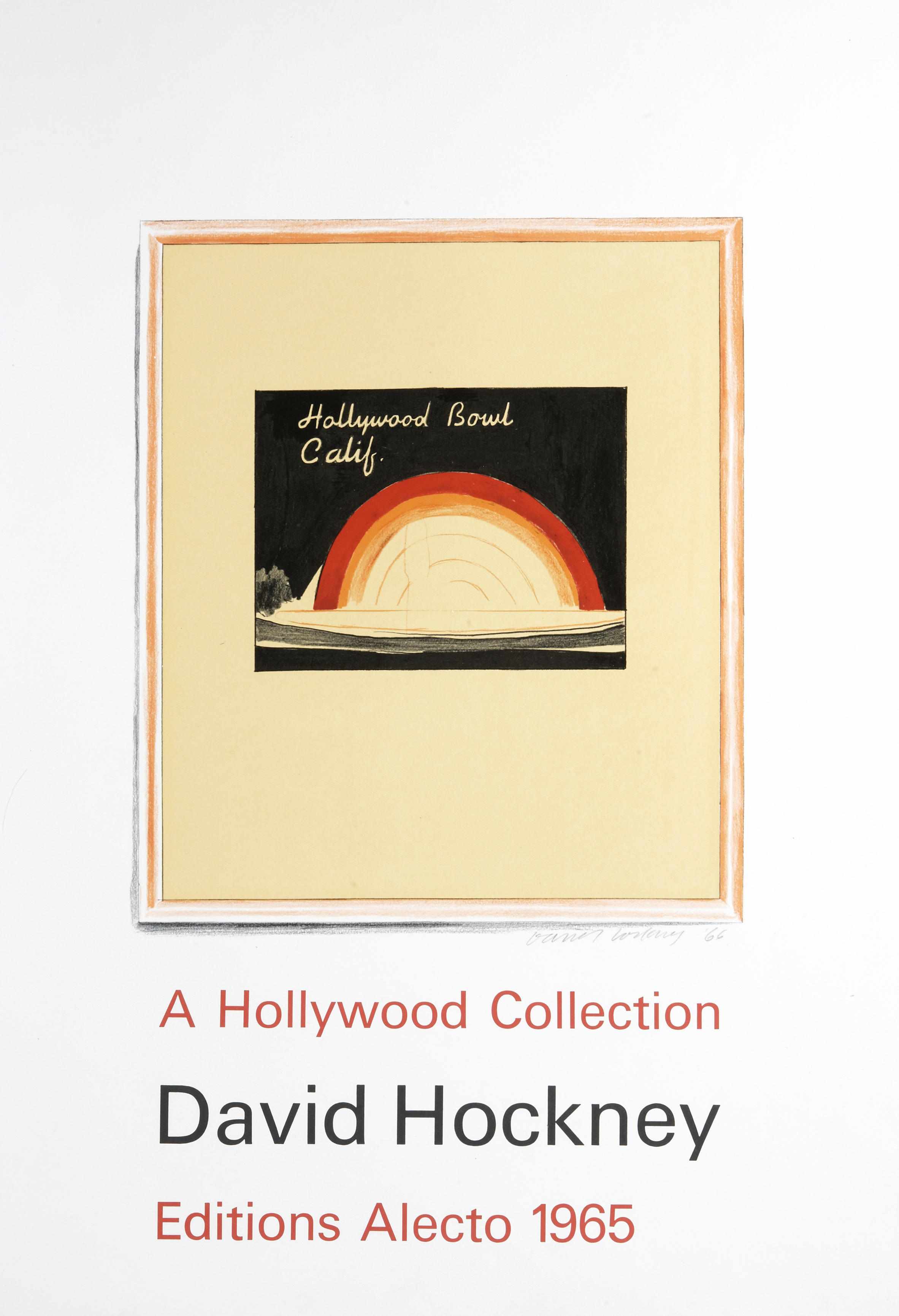 Appraisal: David Hockney British born A Hollywood Collection A Hollywood Collection