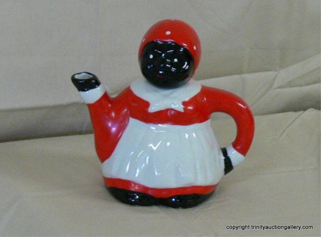 Appraisal: Aunt Jemima Ceramic Collector Tea Pot - Individual size -