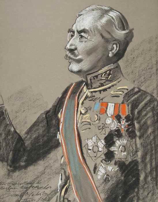 Appraisal: Salisbury Frank O - Portrait of H E Baron Cartier