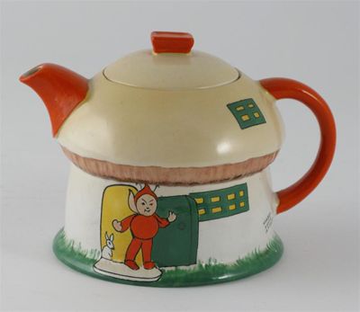 Appraisal: A Shelley Boo Boo Nursery Ware teapot and cover designed