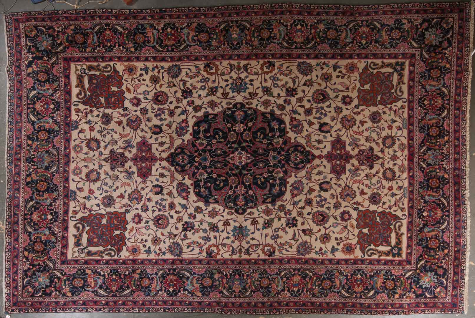 Appraisal: Semi-antique Meshed carpet approx x Iran circa Condition Good condition