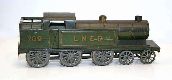 Appraisal: Key wound German LNER Engine tender A lithographed tin train