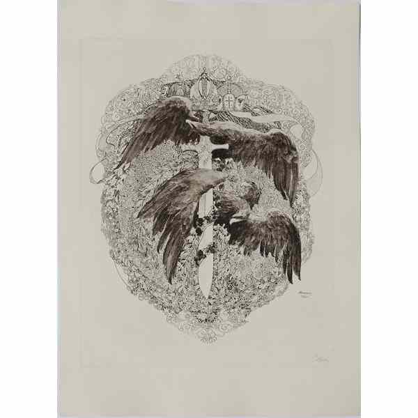 Appraisal: Fine Portfolio of Etchings by Amadeus Dier Austrian - Zwolf