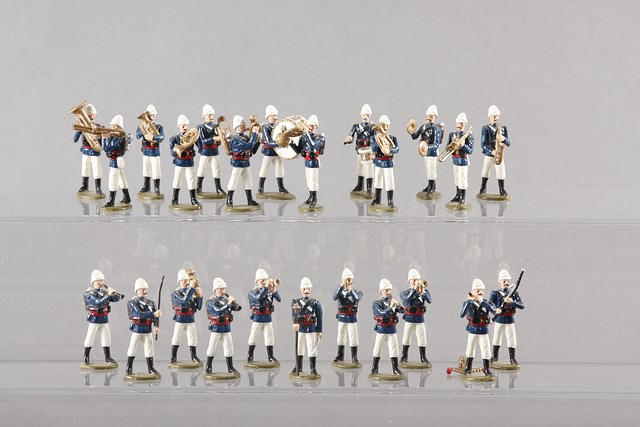 Appraisal: A similar lot of metal figures representing French Infantry Indo-China