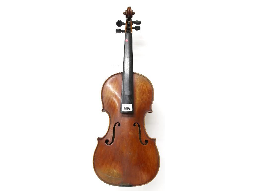 Appraisal: Violin circa cm