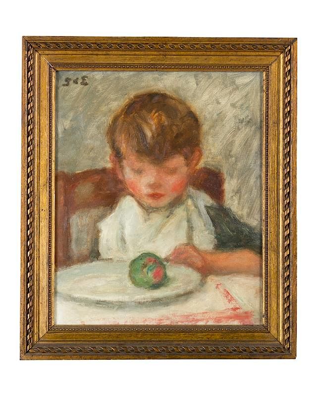 Appraisal: Georges d Espagnat - Georges d Espagnat - boy with