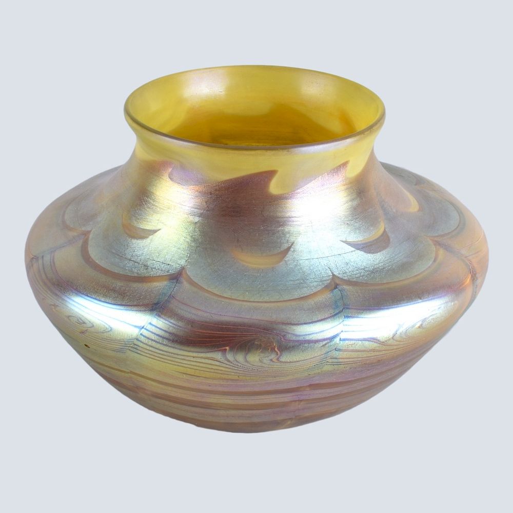 Appraisal: Tiffany Studios Cabinet Vase Tiffany Studios American es - Favrile