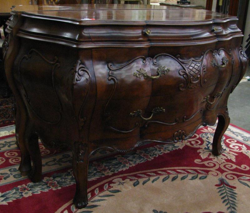 Appraisal: Pair of French Style Decorator Bombe Chests