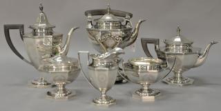 Appraisal: Six piece sterling silver tea and coffee set to include