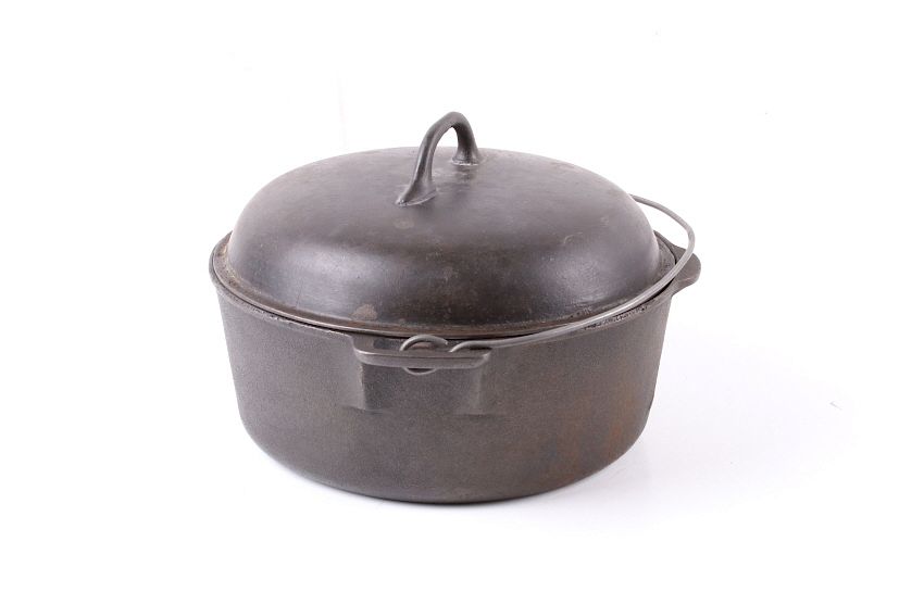 Appraisal: Griswold Wagner Ware Cast Iron Dutch Oven This lot features