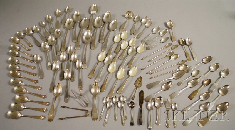 Appraisal: Group of Assorted Sterling and Coin Silver Flatware including twelve