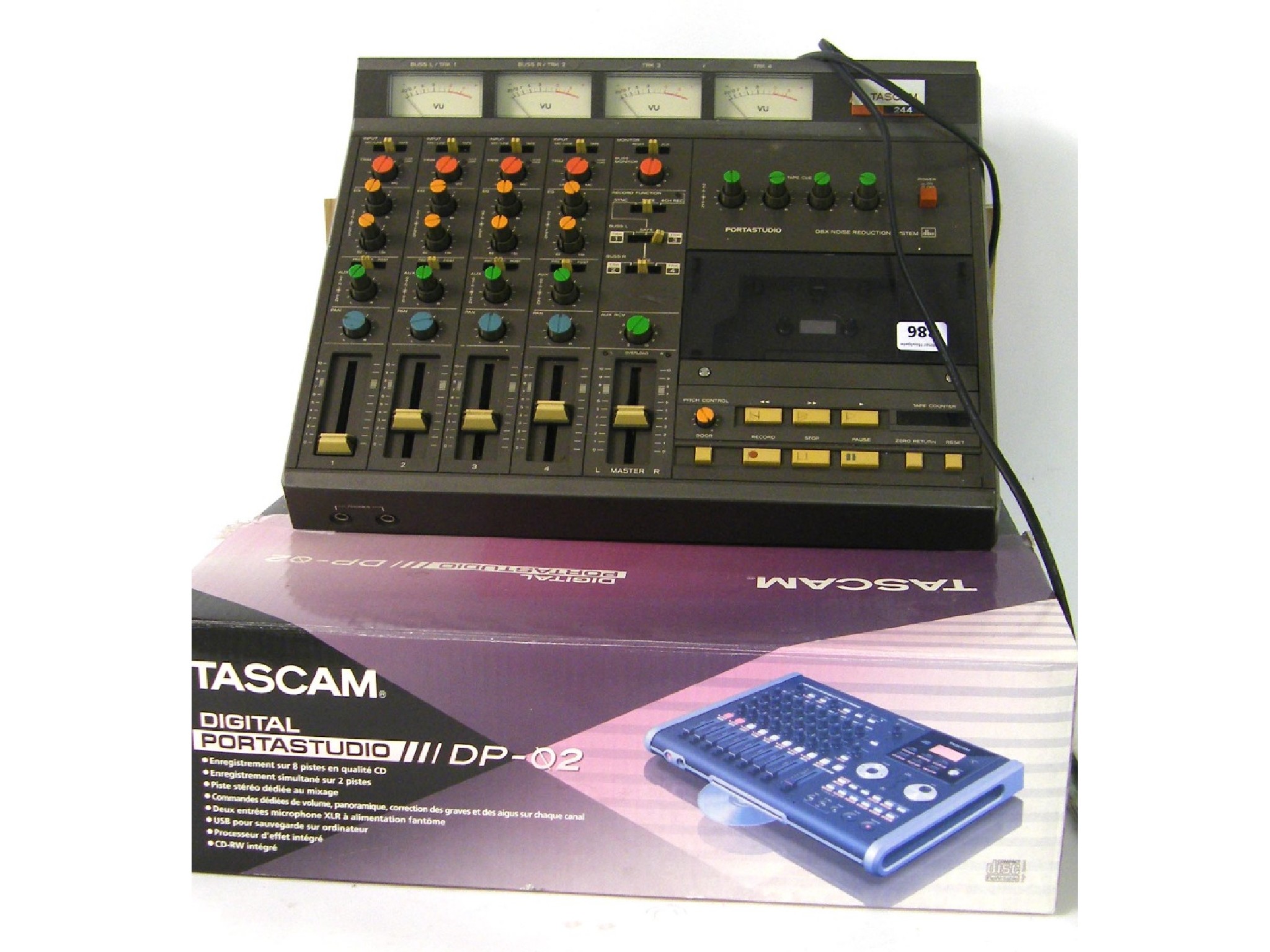 Appraisal: Vintage Tascam Portastudio together with a Tascam DP- digital Portastudio