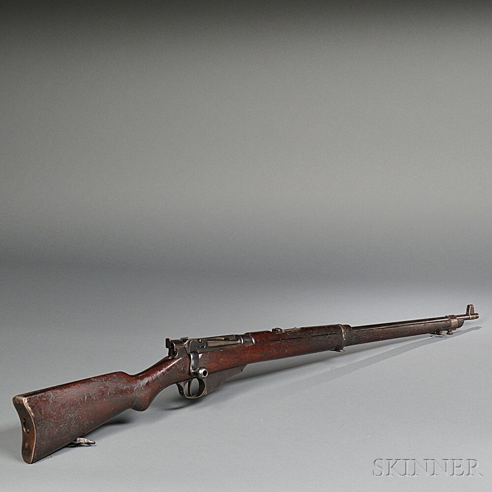 Appraisal: Winchester-Lee Straight Pull Rifle c serial number walnut stock and